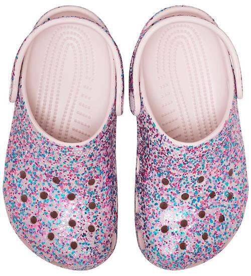 Crocs Sandaler - Classic Dazzle Glitter - Cocoa Cream