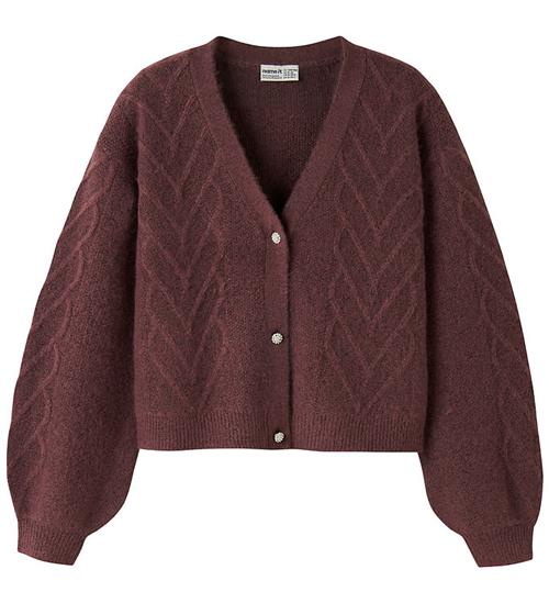 Name It Cardigan - Strik - NkfOpal - Wild Ginger