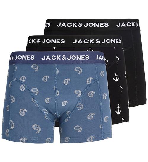 Jack & Jones Boxershorts - Jaccentral - 3-pak - Crown Blue/Black