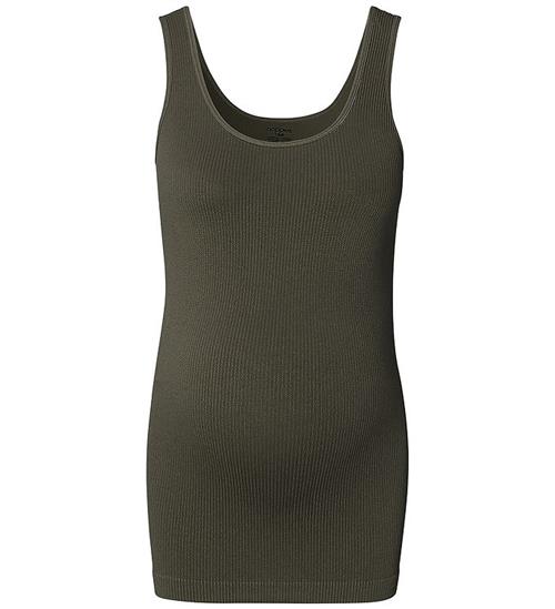 Noppies Graviditetstop - Rib - Sama Seamless - Olive