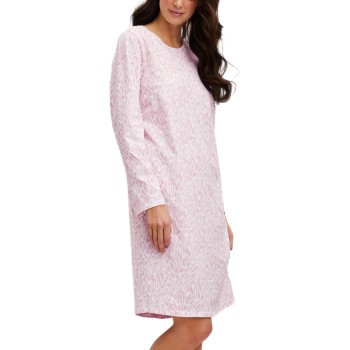 Calida Flower Nights Nightdress Rosa Mønster  bomuld Large Dame