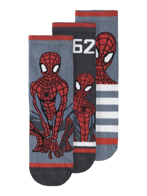 NAME IT 3-Pak Strømper Mandres Spider-Man Ombre Blue