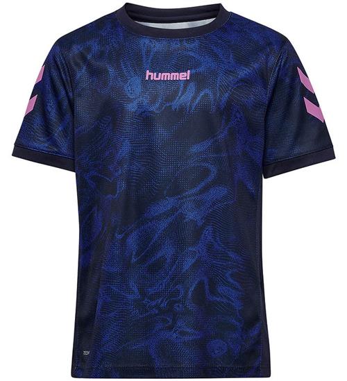 Hummel T-shirt - hmlBlaze Club 26 - Marine/Dazzling Blue