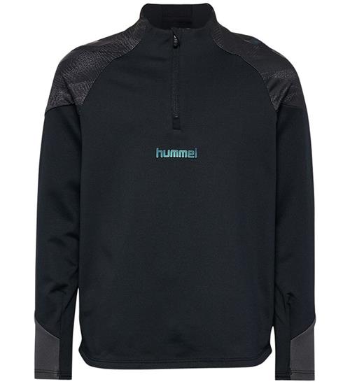 Hummel Bluse - hmlBlaze26 Pro Training Half Zip - Sort