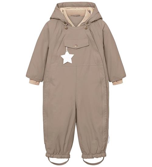 Mini A Ture Flyverdragt - MatWisti Fleece - Grey Brown