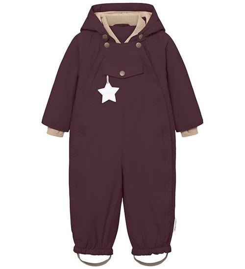 Mini A Ture Flyverdragt - MatWisti Fleece - Fudge Aubergine