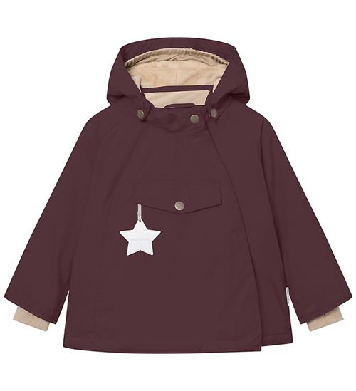 Mini A Ture Vinterjakke - MatWang Fleece - Fudge Aubergine