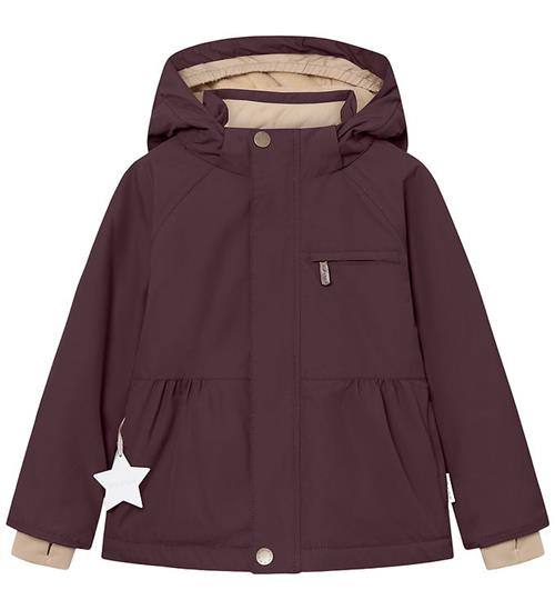 Mini A Ture Vinterjakke - MatBriddine Fleece - Fudge Aubergine