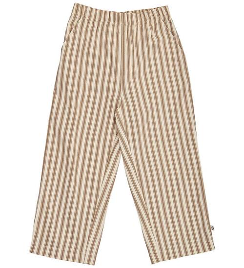 Müsli Bukser - Woven Stripe - Oak/Walnut