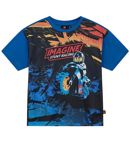 LEGOÂ® City -T-shirt - LWTaffy 614 - Blå m. Print