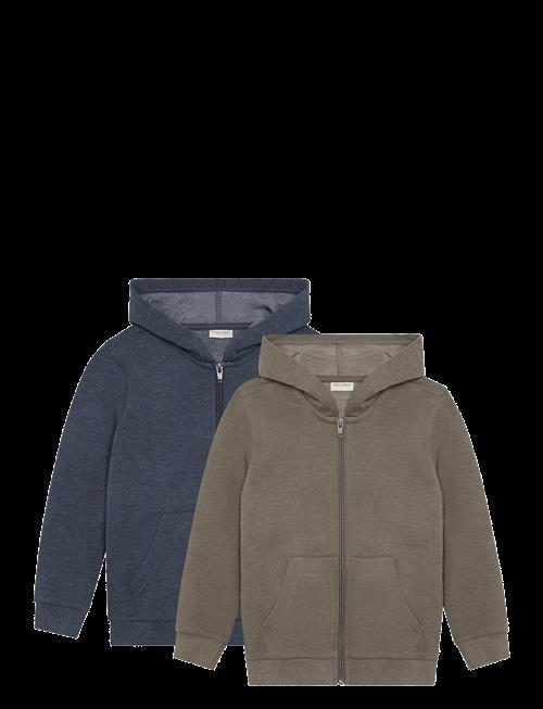 Minymo | Sweat Jacket W. Hood (2-Pack) | 128