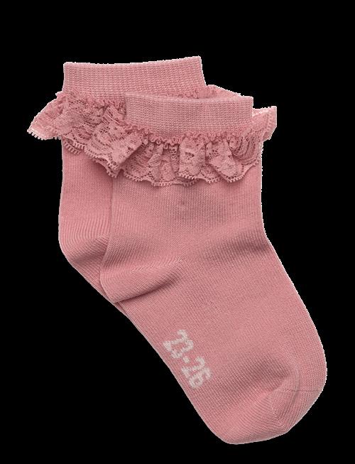 Minymo | Ankle Sock W. Lace | 15/18