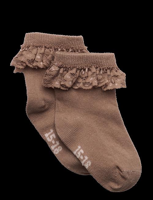 Minymo | Ankle Sock W. Lace | 35\38