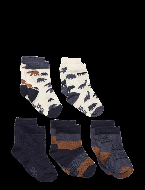 Minymo | Socks W. Pattern (5-Pack) | 27\30
