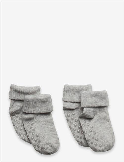 Minymo | Baby Rib Sock W. Abs (2-Pack) | 23\26