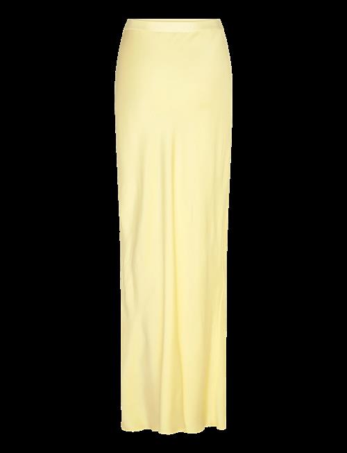Ahlvar Gallery | Hana Long Logo Satin Skirt | M