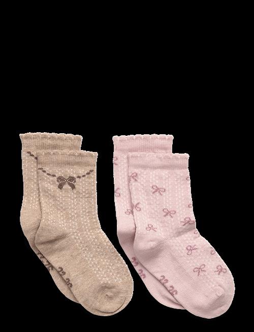 Minymo | Socks W. Lettuce Edge (2-Pack) | 23\26