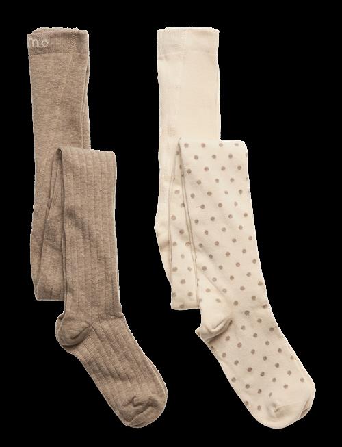 Minymo | Stockings W. Pattern (2-Pack) | 68\74