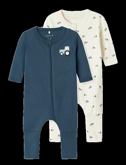 name it | Nbmnightsuit 2P Zip Ff Jet Tractor Noos | 50