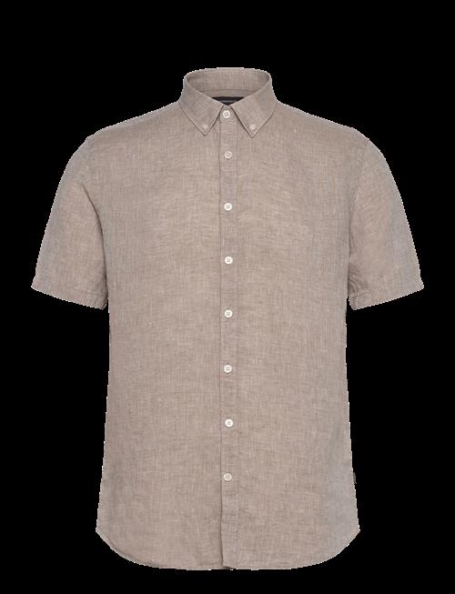Lindbergh Black | Soft Linen Shirt S/S - Modern Fit | L