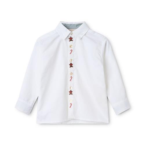 Flöss Walter Skjorte White  White 92 cm  Hvid  92 cm  Drenge, Piger