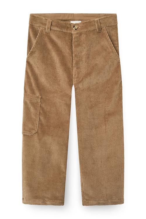 Copenhagen Colors Corduroy Cargo Pants Brown-104 cm  Brun  104 cm  Drenge