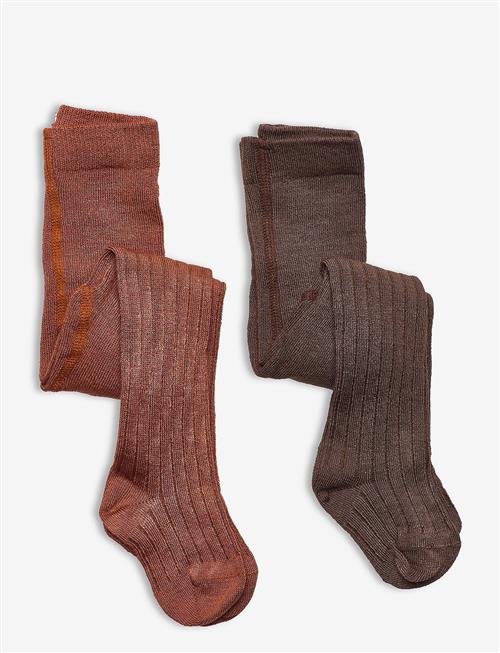 Minymo | Stocking - Bamboo Rib (2-Pack) | 128-134