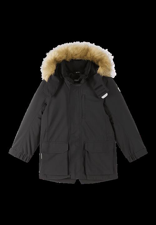 Reima Ajaton Reimatec Vinterjakke Black  Black 140 cm  Sort  140 cm  Drenge, Piger