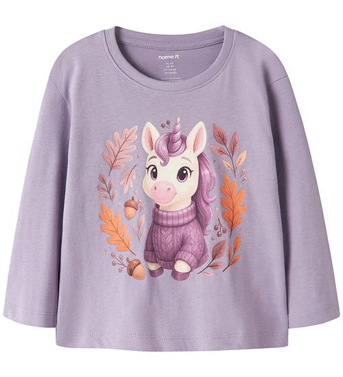 Name It Bluse - NmfVotea - Heirloom Lilac/Autumn Unicorn