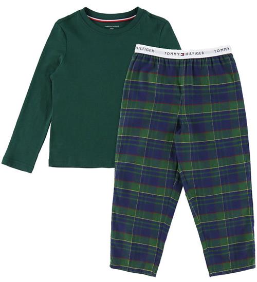 Tommy Hilfiger Nattøj - Orn Green/Buffaio Check Evergreen