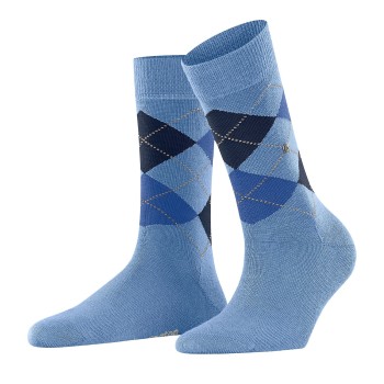 Burlington Strømper 3P Marylebone Wool Socks Himmelblå Str 36/41 Dame