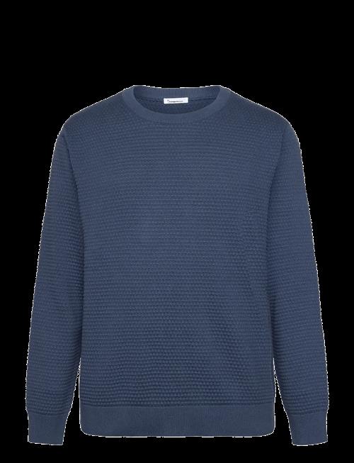 Knowledge Cotton Apparel | Bubble Knit Crew Neck | XXL