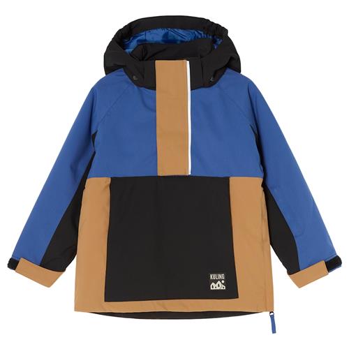 Kuling Vail Ski-anorak Nordic Blue Blocking  Nordic Blue Blocking-128 cm  Blå  128 cm  Drenge, Piger