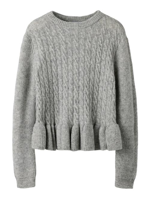 Name It Pullover-sweatshirt Grey Melange  Grey Melange  116 cm  Grå  116 cm  Piger