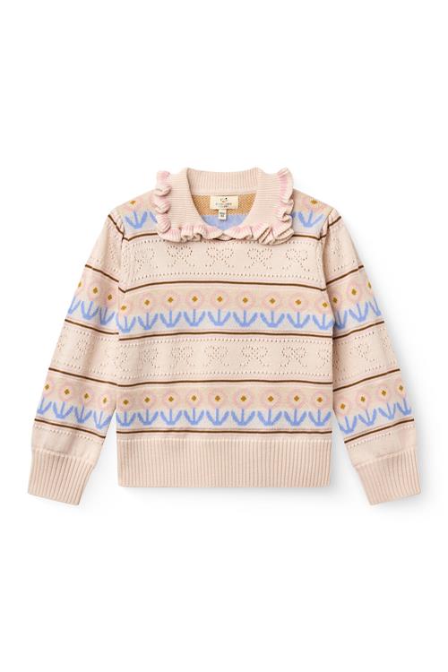 Copenhagen Colors Bluse Beige Comb  Beige Comb-104 cm  Beige  104 cm  Piger