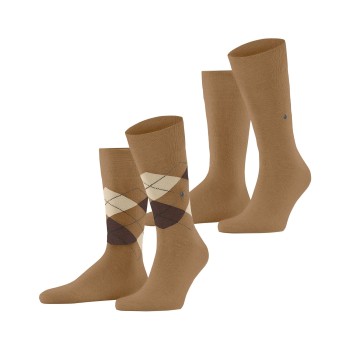 Burlington Strømper 2P Everyday Mix Cotton Sock Brun Str 40/46 Herre