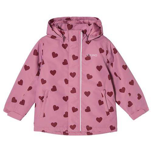 Kuling Sarek Vinterjakke Mauve Hearts  Mauve Hearts-116 cm  Lyserød  116 cm  Drenge, Piger