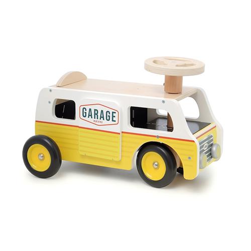 Vilac Legebil Og Garage Med 2 Biler Yellow White  Yellow White-OS  Gul  One Size 18 Months-3 Years Drenge, Piger