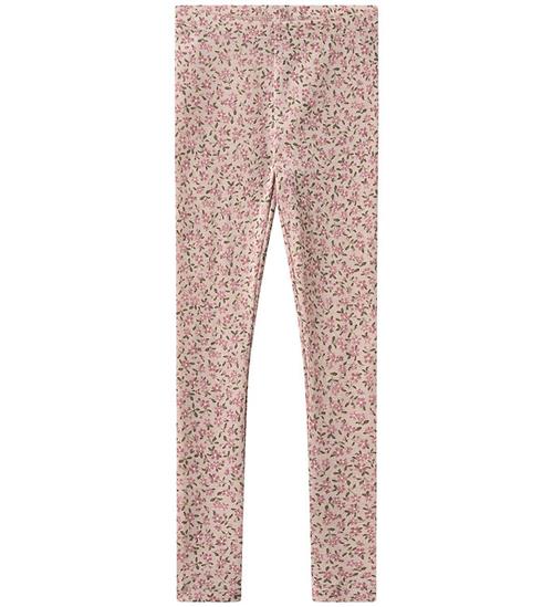 Wheat Leggings - Uld - Agi - Pale Lilac Flowers
