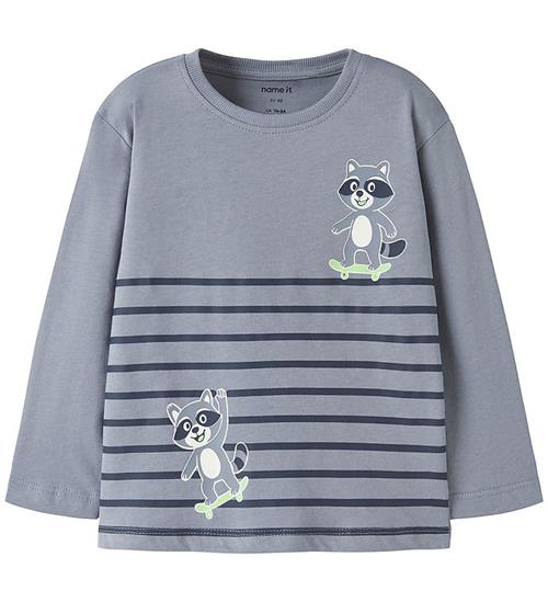 Name It Bluse - NmmVilasse - Tradewinds/Skater Raccoons