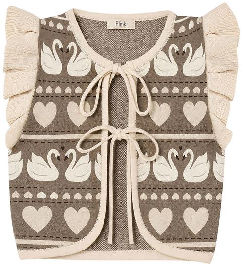 Fliink Vest - Strik - Lovely - Sandshell Multi