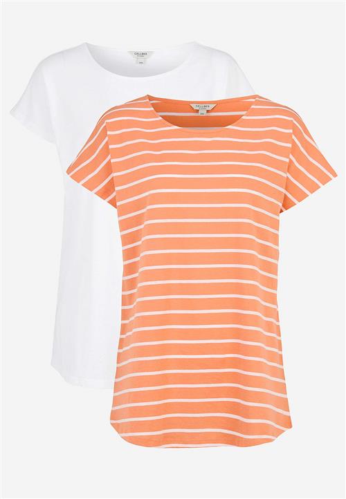 Cellbes of Sweden Jerseytoppe med korte ærmer 2-pack