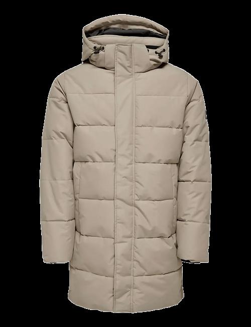 ONLY & SONS | Onscarl Life Long Quilted Coat Otw Noos | L