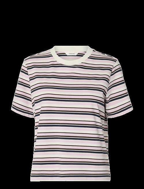 Selected | Slfessential Ss Striped Boxy Tee Noos | M