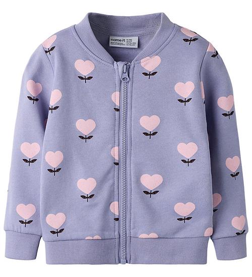 Name it Cardigan - NmfOlinias - Sweat - Lavender Icing