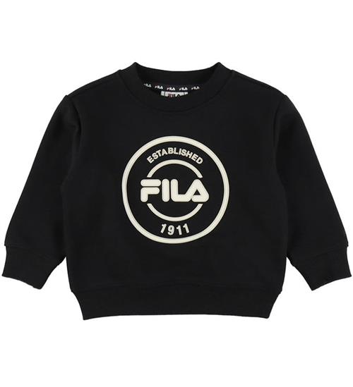 Fila Sweatshirt - Relaxed Graphic Brushed - Sort m. Logo