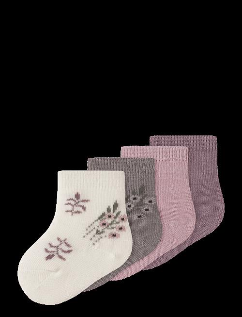 name it | Nbfwak Wo/Bl 4P Sock | 50-56