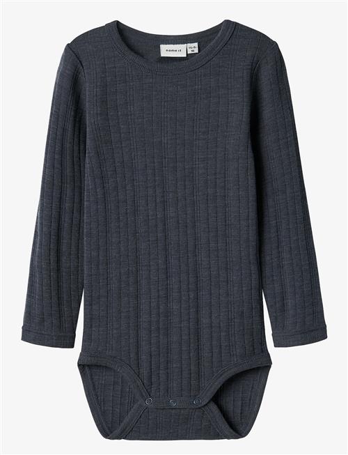 name it | Nmmwang Wool Needle Ls Body Solid | 98