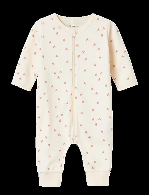 name it | Nbfnightsuit Zip Buttercream Hearts Noos | 74