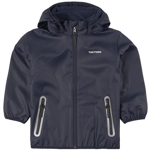 Tretorn Aktiv Fleece Foret Regnjakke Navyblå 86/92 cm  Marineblå  86/92 cm  Drenge, Piger